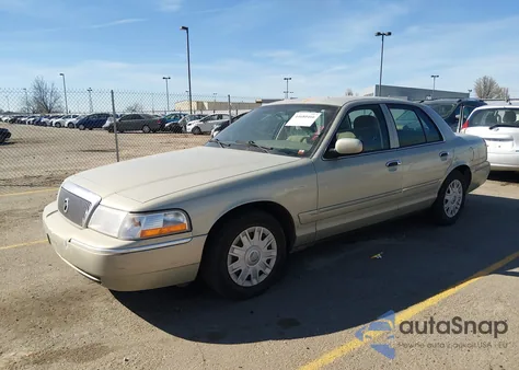 2004 Mercury Grand Marquis Gs from USA, damaged, VIN 2MEFM74W94X698653